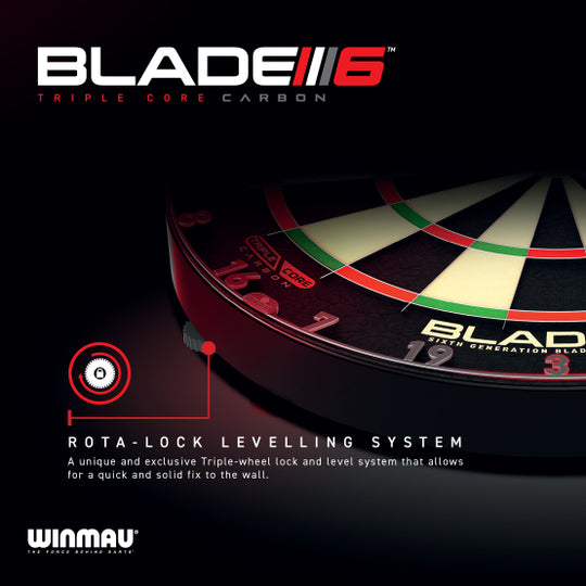 Winmau Blade 6 Triple Core Set mit PDC Surround und 2 Sets Darts